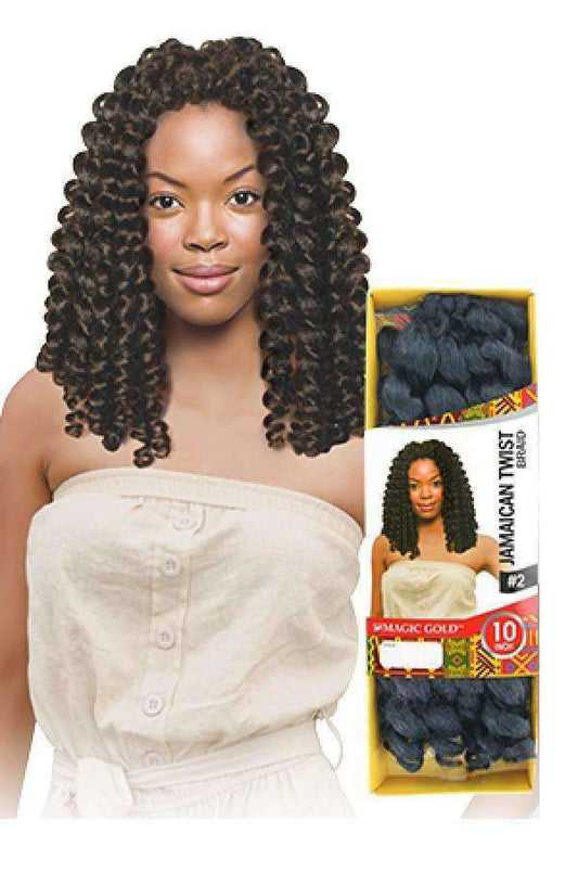 Magic Gold Jamaican Twist Braid #2 10"