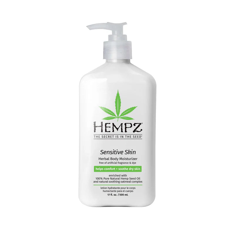 HEMPZ Sensitive Skin Herbal Body Moisturizer 17oz