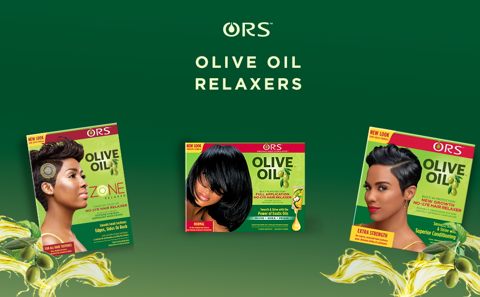 Ors Organic Root Stimulator Olive Oil New Growth Relaxer Normal, 1 Ea