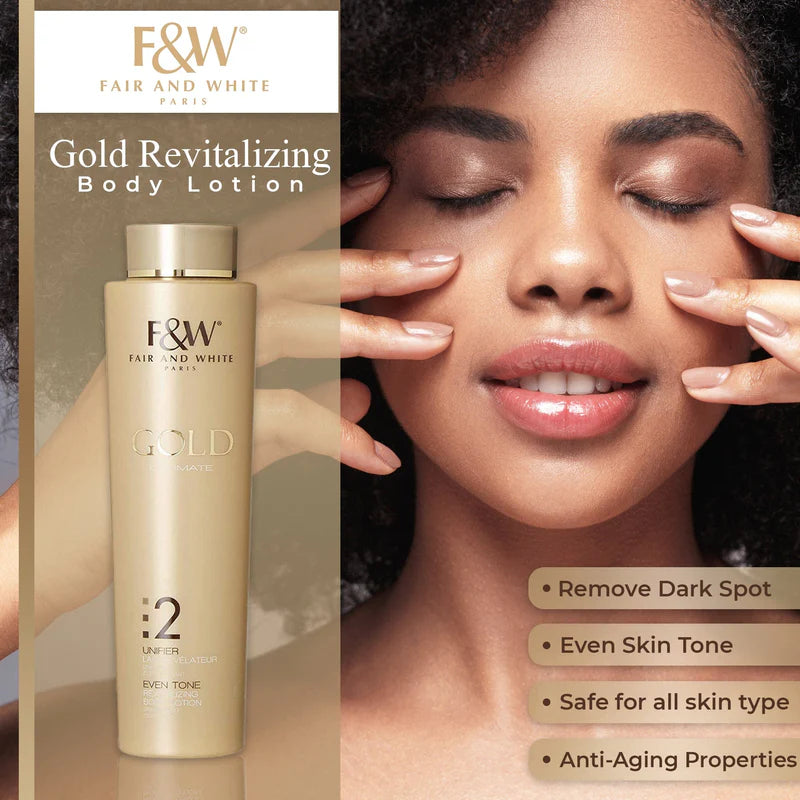 FAIR & WHITE Gold 2 Revitalizing Lotion - 500ml