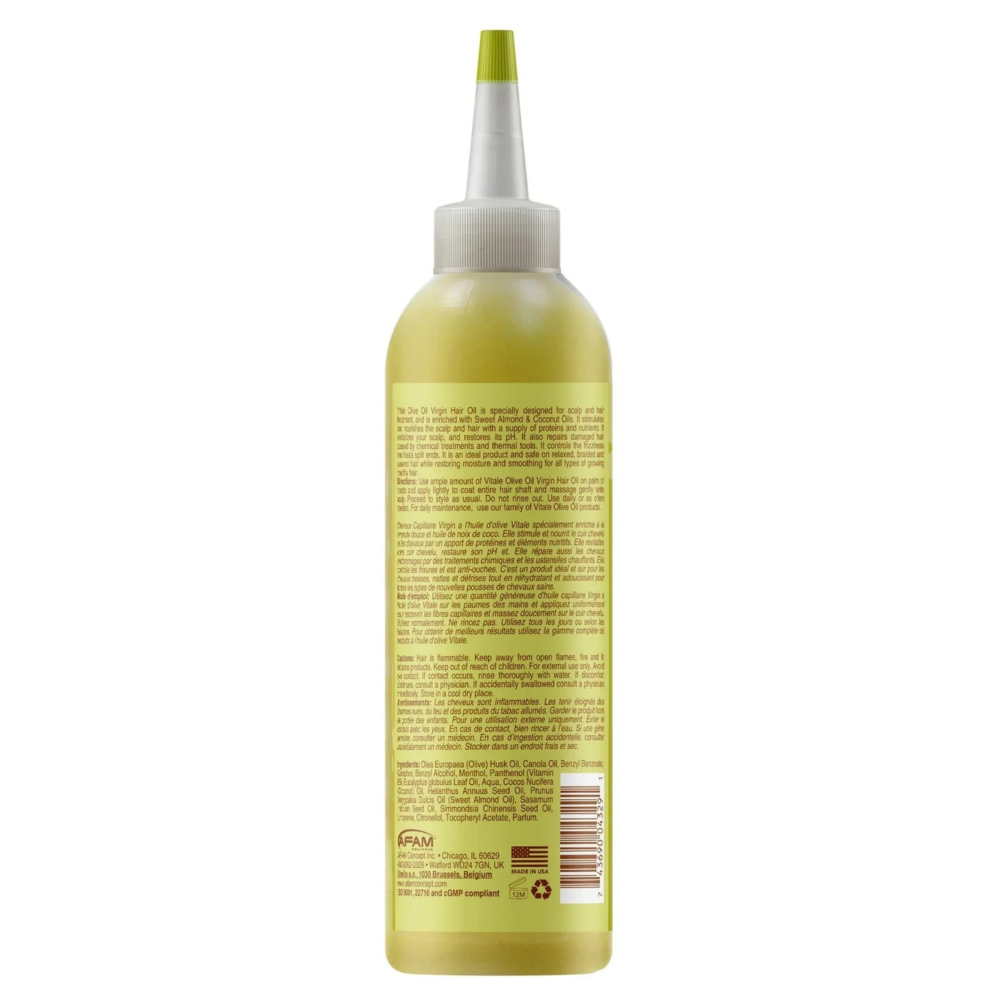 Vitale Olive Oil Virgin Hair Oil 7oz
