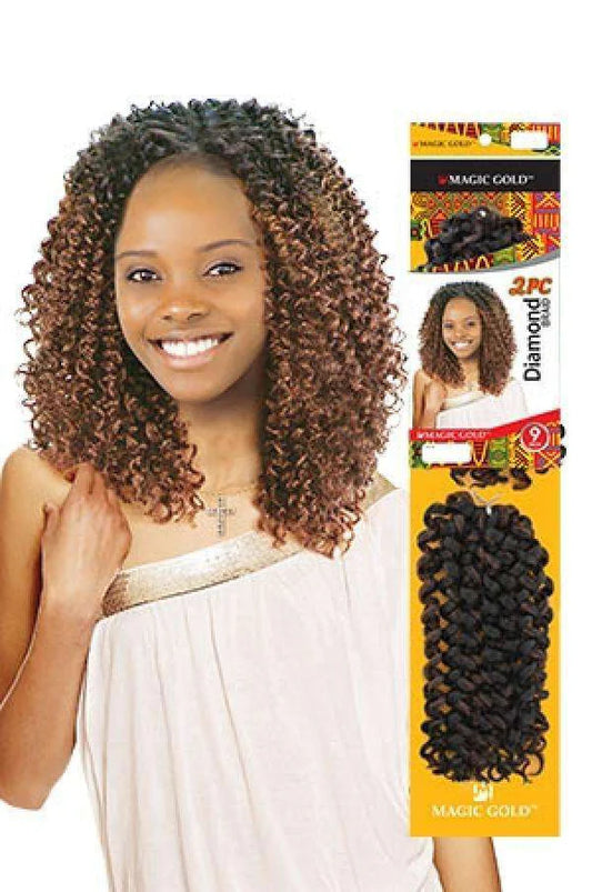 Magic Gold Diamond Braid 9" 2pcs