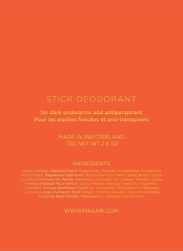 Makari Even Tone Brightening Deodorant - 1 Roll Bar