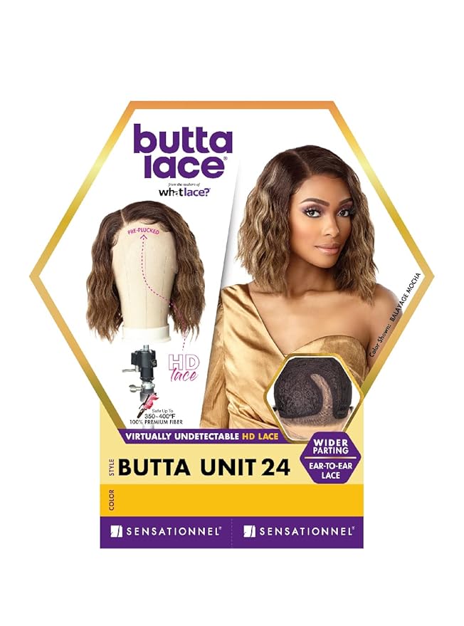 Sensationnel Human Hair Blend Butta HD Lace Front Wig - BUTTA UNIT 24 -613