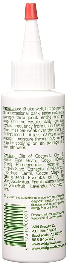 Wild Growth Hair Oil 4oz