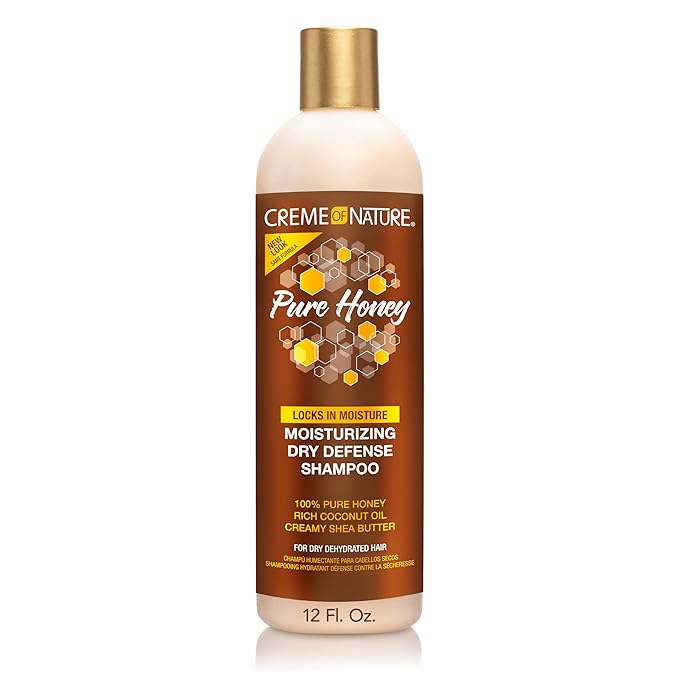 Creme of Nature  Pure Honey Moisturizing Dry Defense Shampoo 12oz