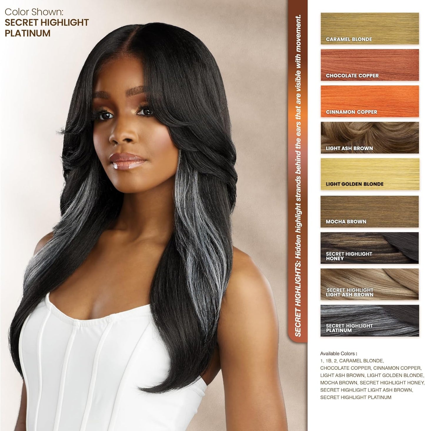 Sensationnel Bare Luxe Lace Glueless Lace Wig - Y-Part Haze