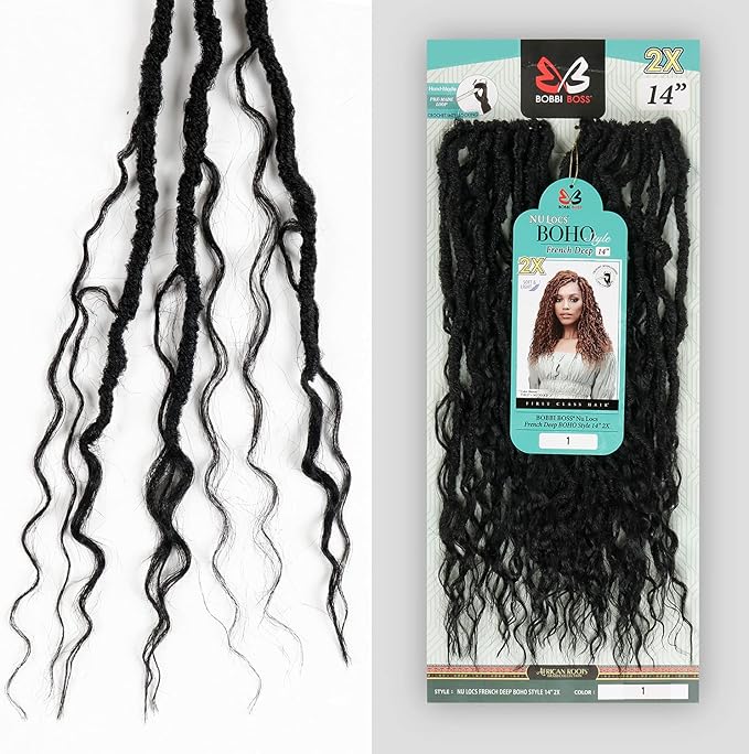 Bobbi Boss Nu Locs French Deep Boho Style 14" 2x Pack