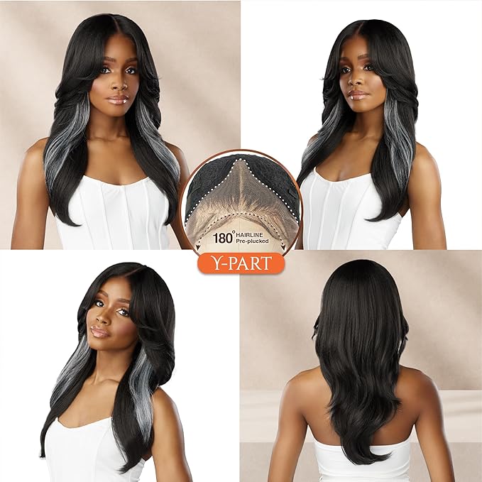 Sensationnel Bare Luxe Lace Glueless Lace Wig - Y-Part Haze