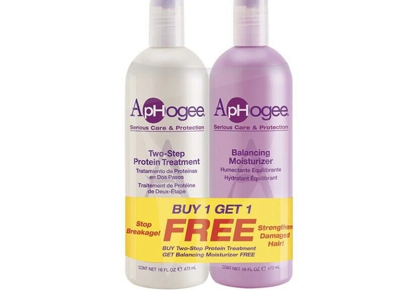 APHOGEE Combo -Two Step Treatment (16oz) & Balancing Moisturizer (16oz)