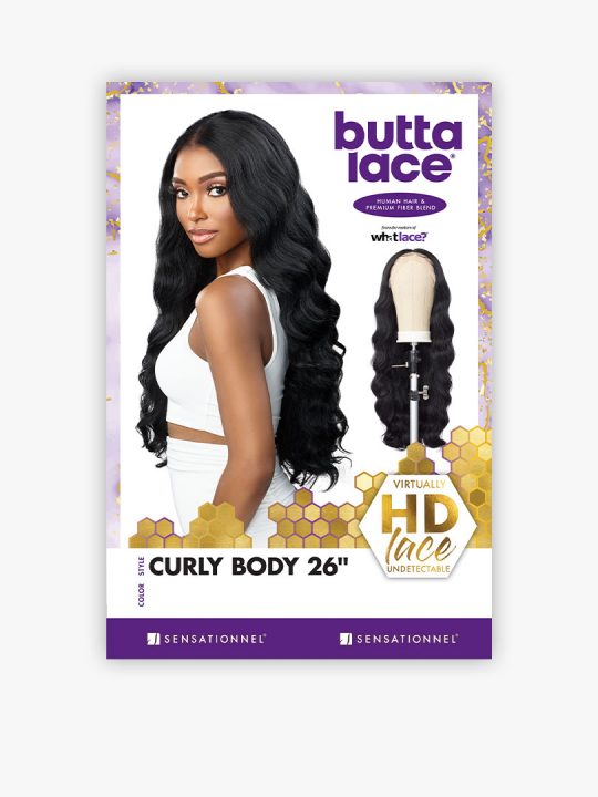Sensationnel Butta Lace Human Hair Blend - Curly Body 26"