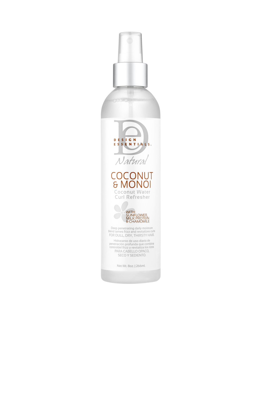 DESIGN ESSENTIALS Coconut & Monoi Coconut Water Curl Refresher (8oz) 