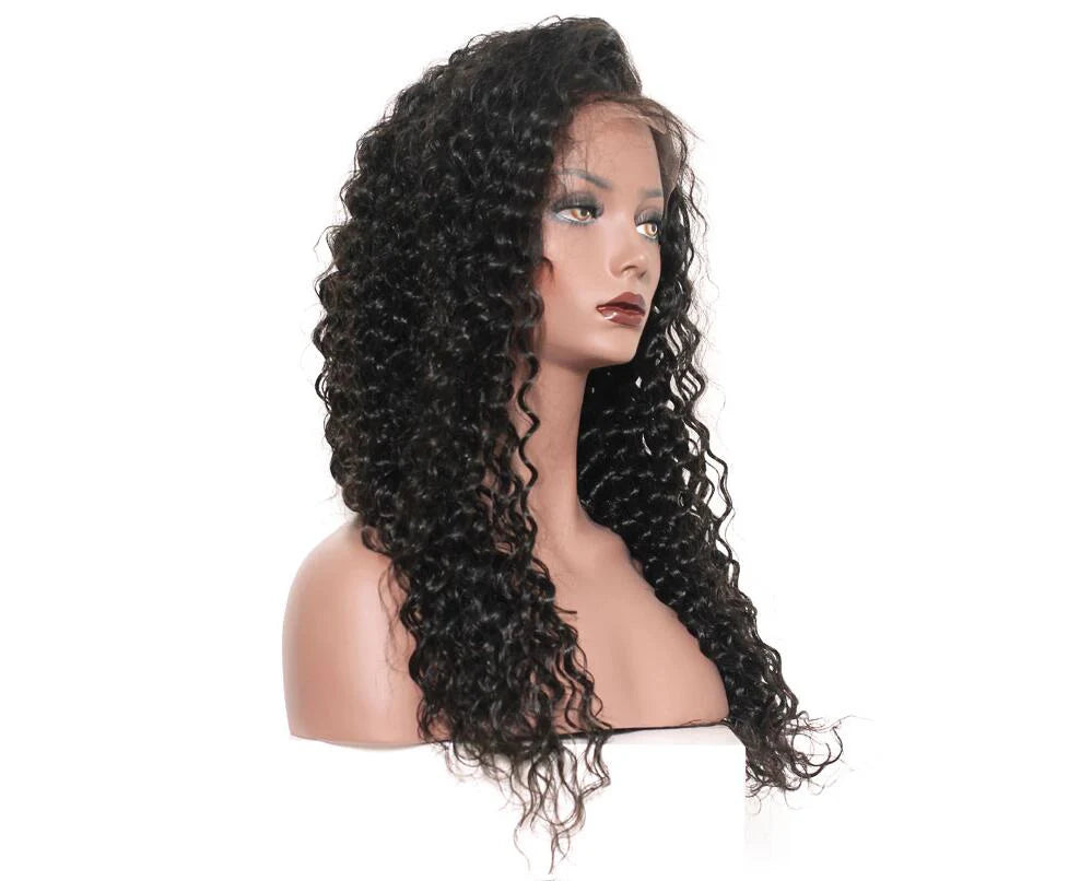Sam trading Human hair lace wig Deep 13*4 24" -Natural
