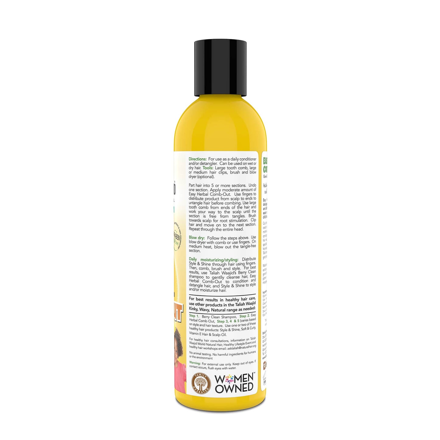 Taliah Waajid Kinky Wavy Natural Easy Herbal Comb Out, 8 Oz