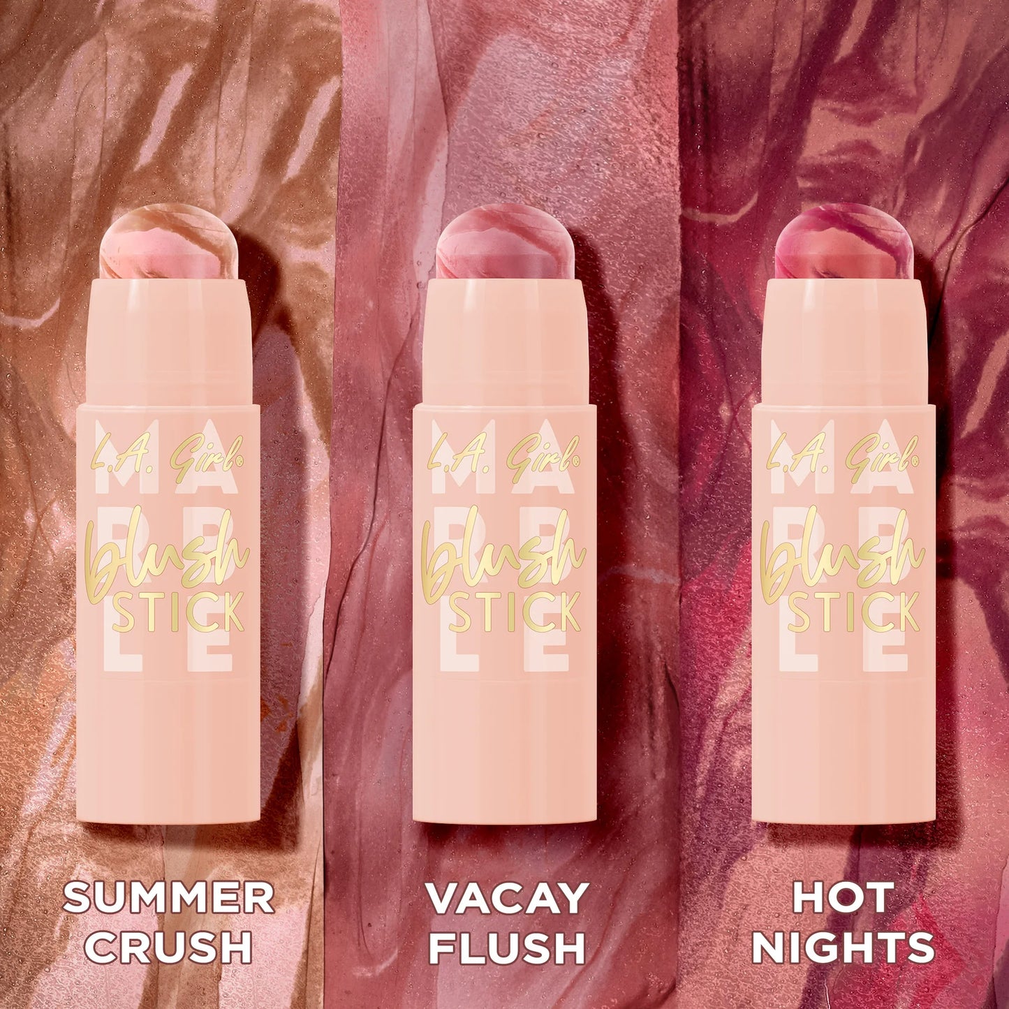 LA Girl Sunset Daze Marble Blush Stick