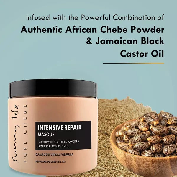 Sunny Isle Pure Chebe Intensive Repair Masque - 16 fl oz
