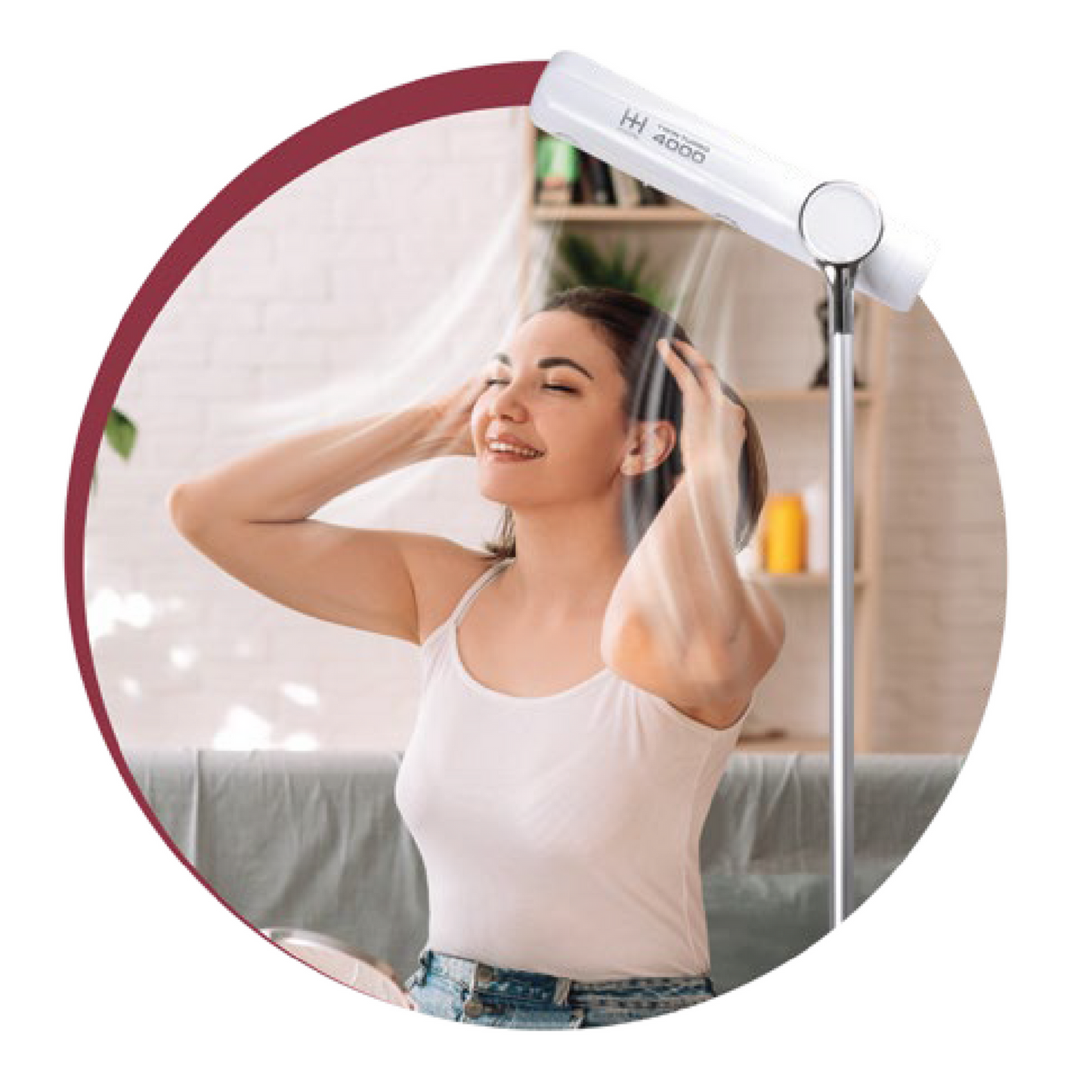 ANNIE Hot & Hotter Twin Turbo 4000 Adjustable Handsfree Stand Dryer