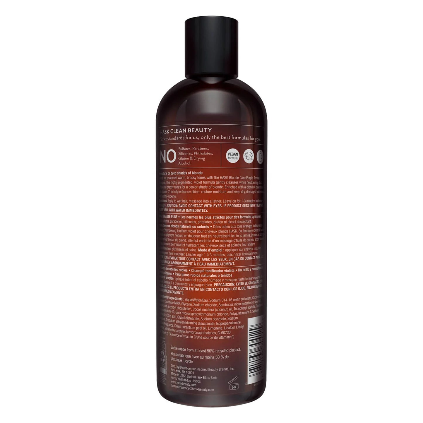 HASK Blonde care purple toning conditioner 355mL 12 oz