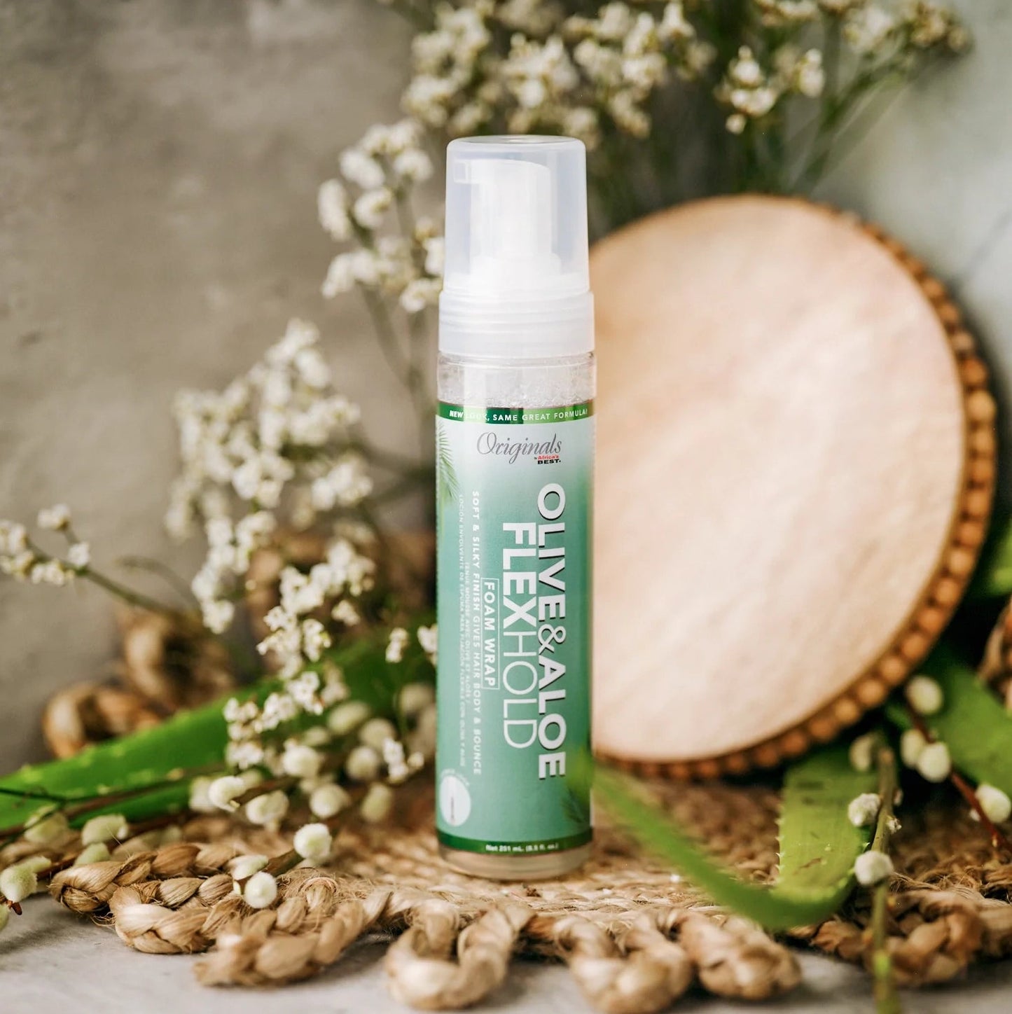ORIGINALS Olive & Aloe Flex-hold Foam Wrap 251 mL 8.5 oz