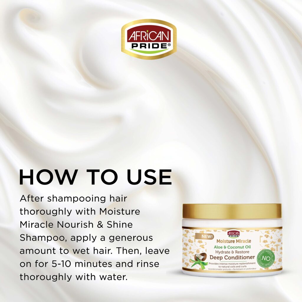 AFRICAN PRIDE moisture miracle Deep Conditioner 340g 12 oz