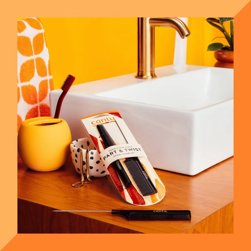 CANTU Part&Twist Spiral Comb Set
