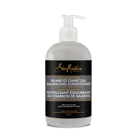 Shea Moisture African Black Soap Bamboo Charcoal Balancing Conditioner 384ml