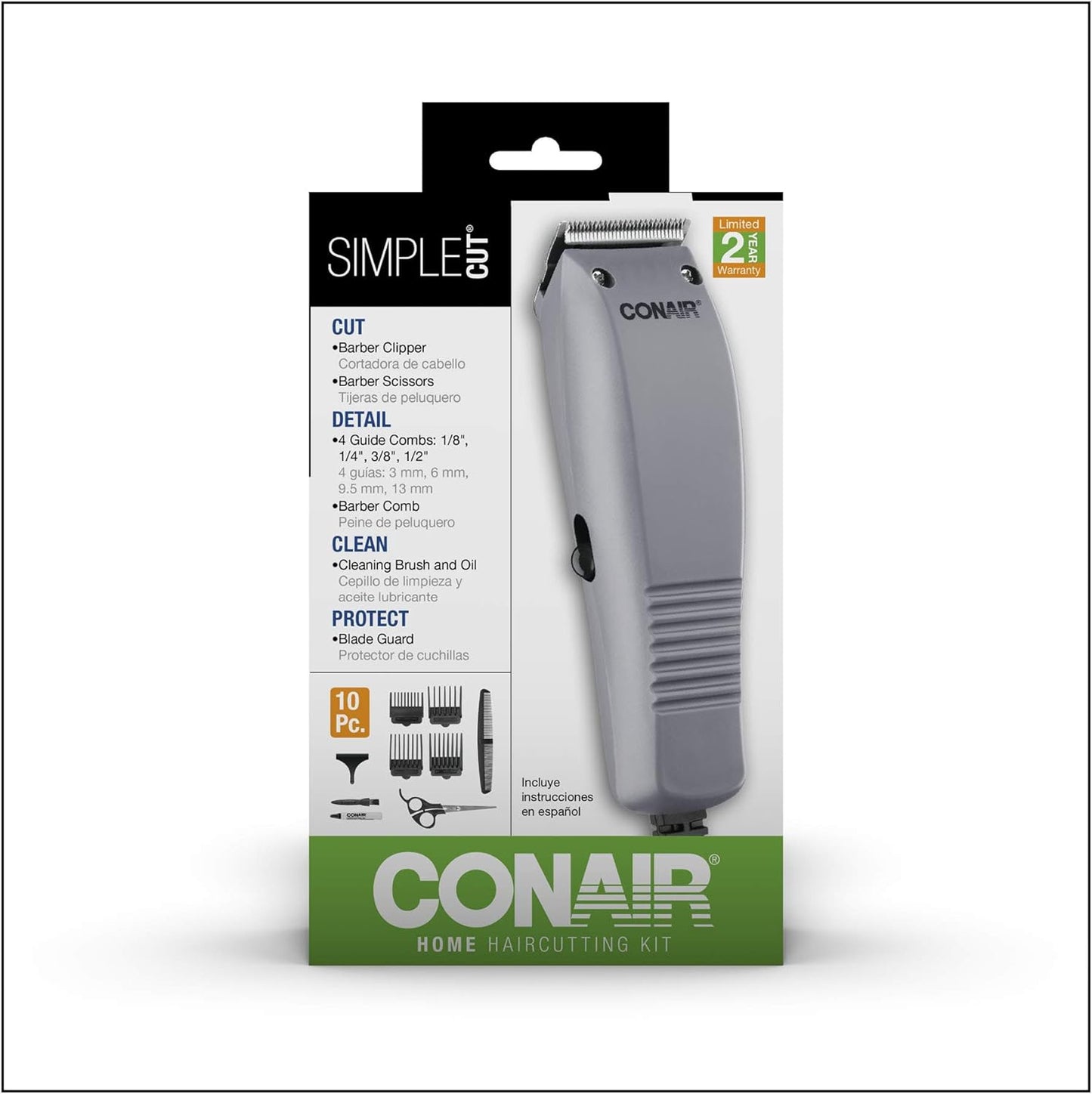 CONAIR MAN Simple cut corded Haircut kit