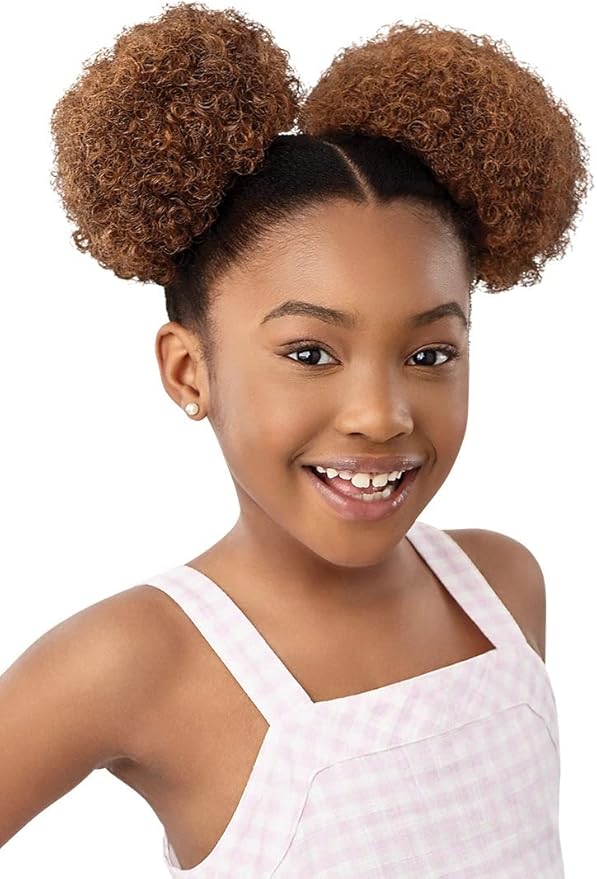 OUTRE Lil Looks Drawstring ponytail Duo-puffs