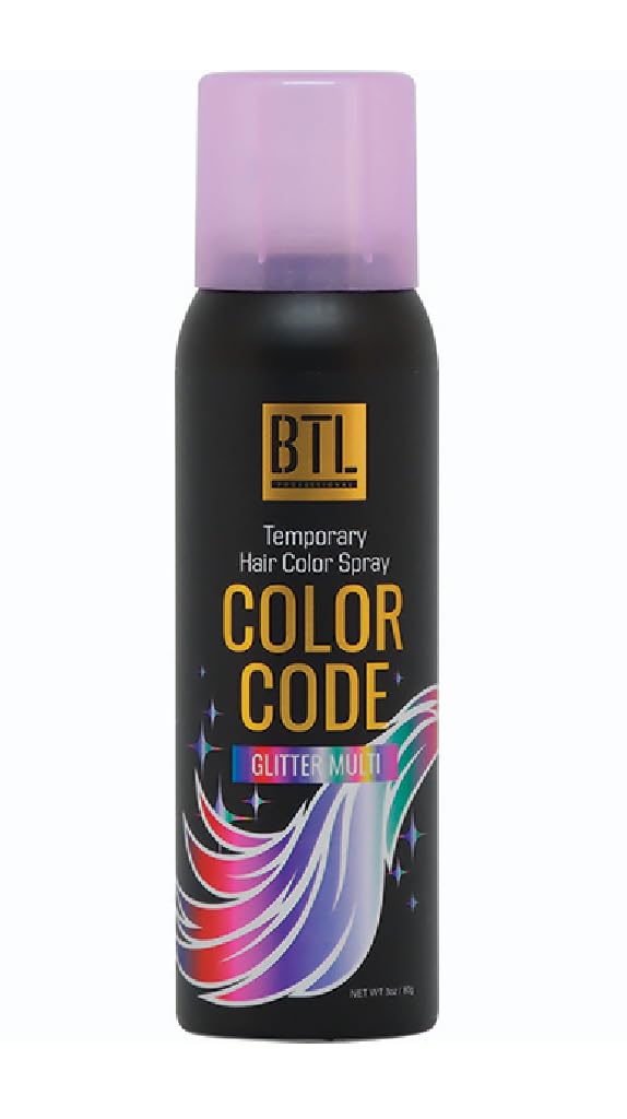 BTL Temporary Hair Color Spray Color Code