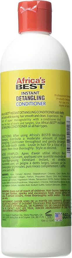 AFRICA’S BEST Instant Detangling Conditioner 12 oz