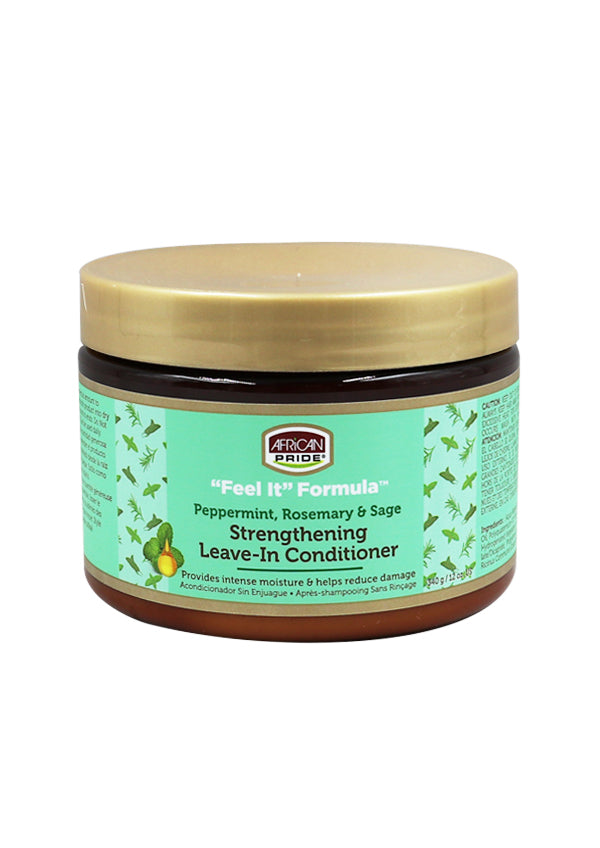AFRICAN PRIDE Peppermint, Rosemary & Sage strengthening leave-in conditioner
