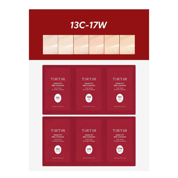 TirTir Mask Fit Red Cushion 6 Shade Trial Kit