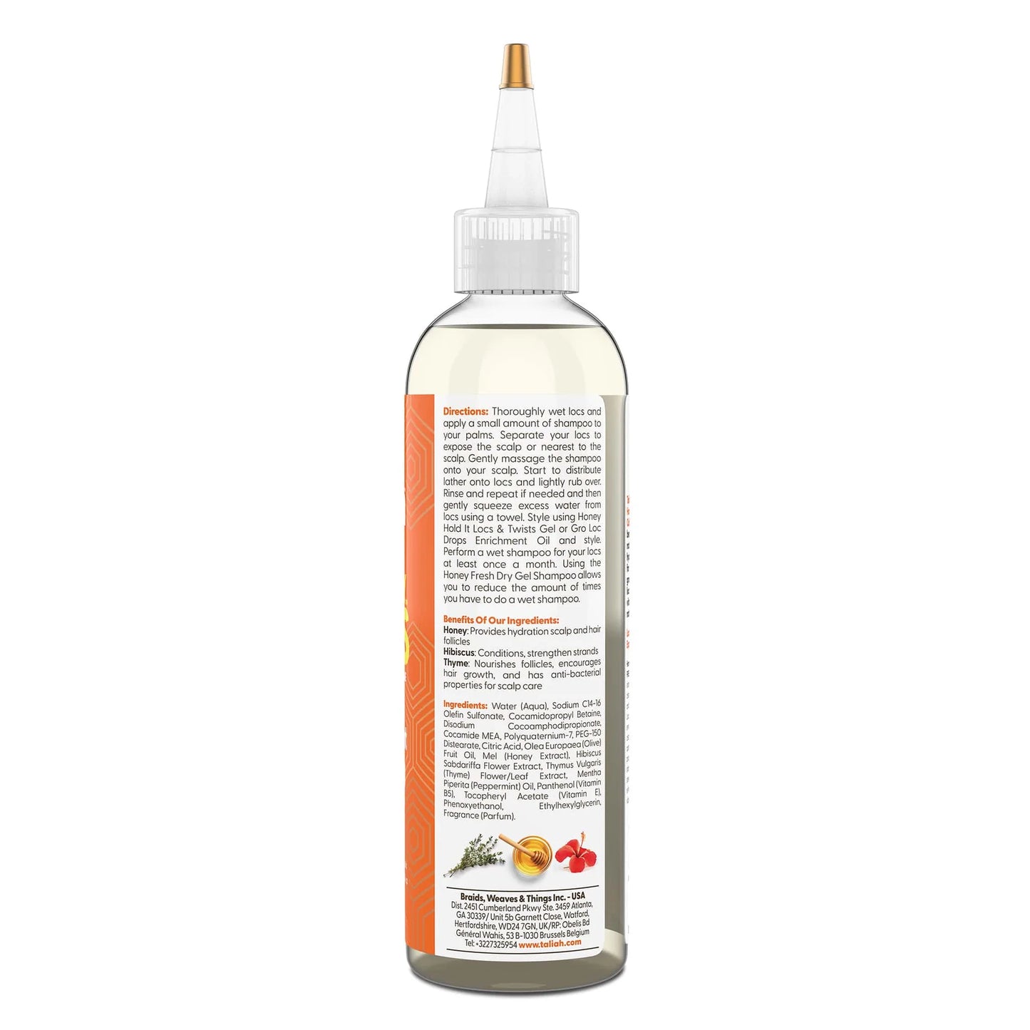 Taliah Waajid Love My Locs Honey Mint Clarifying Shampoo Sulfate Free 8 oz