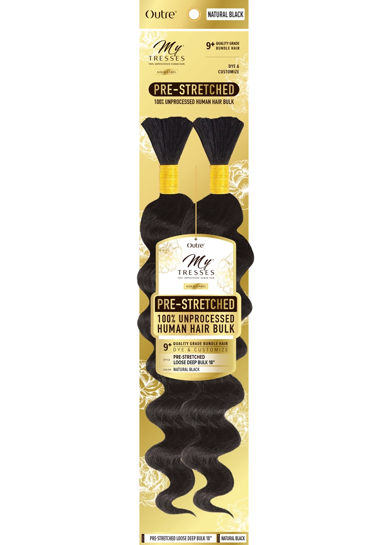 Outre Mytresses Gold Label - PRE-STRETCHED LOOSE DEEP BULK 18"