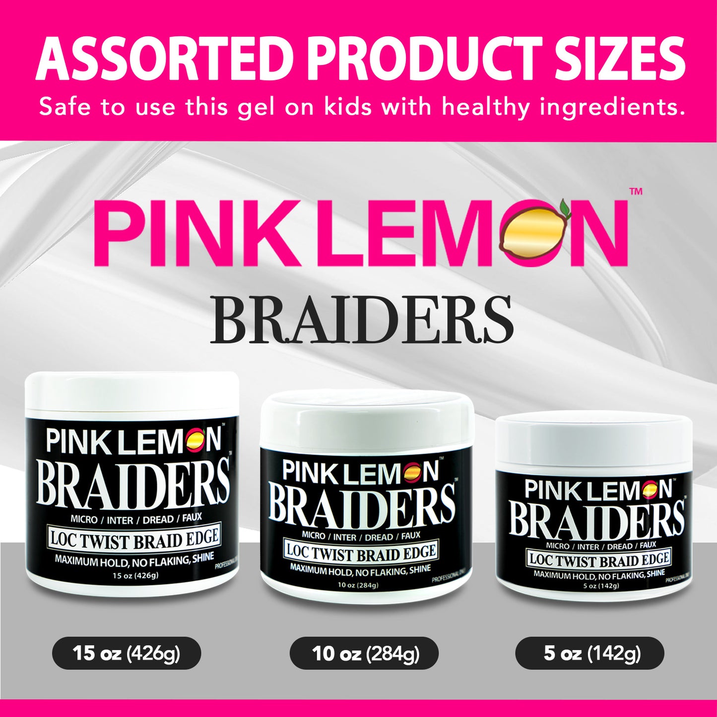 BELLATIQUE Pink Lemon Braiders