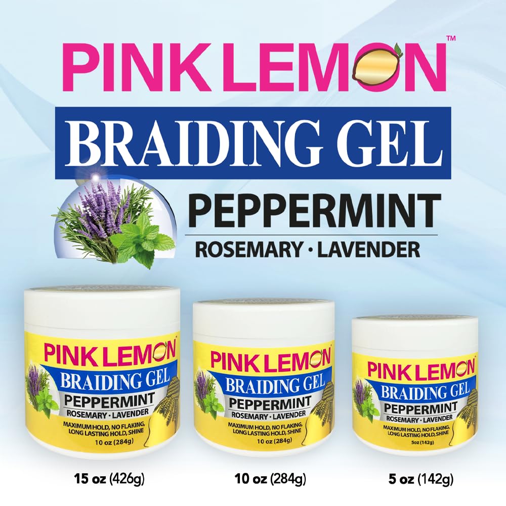 PINK LEMON Braiding Gel Peppermint