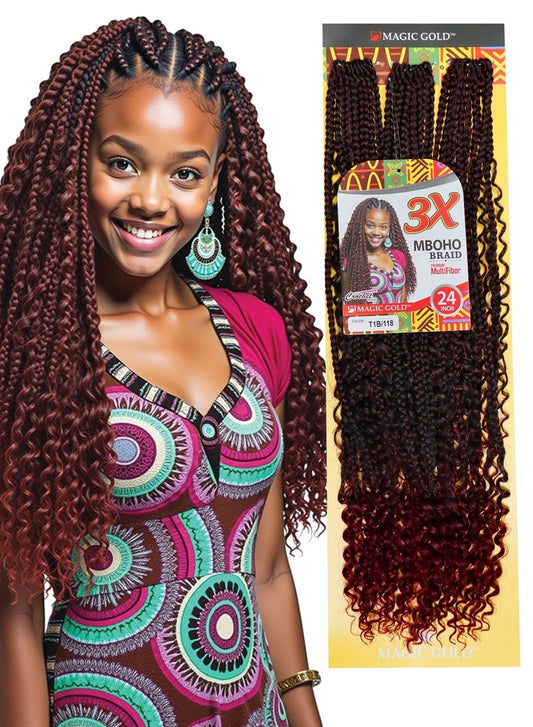 Magic Gold 3X MBOHO Braid 24”