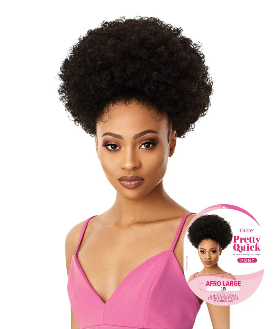 Pretty Quick Ponytail - Afro large