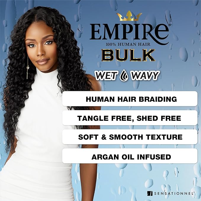 Sensationnel Empire bulk braiding – wet and wavy French Bulk 18” HH