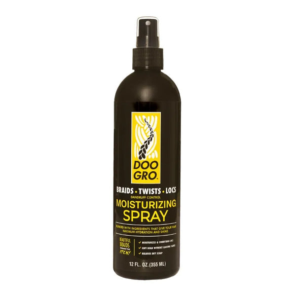 Doo Gro Braids Twists & Locs Dandruff Control Moisturizing Spray 12 0z
