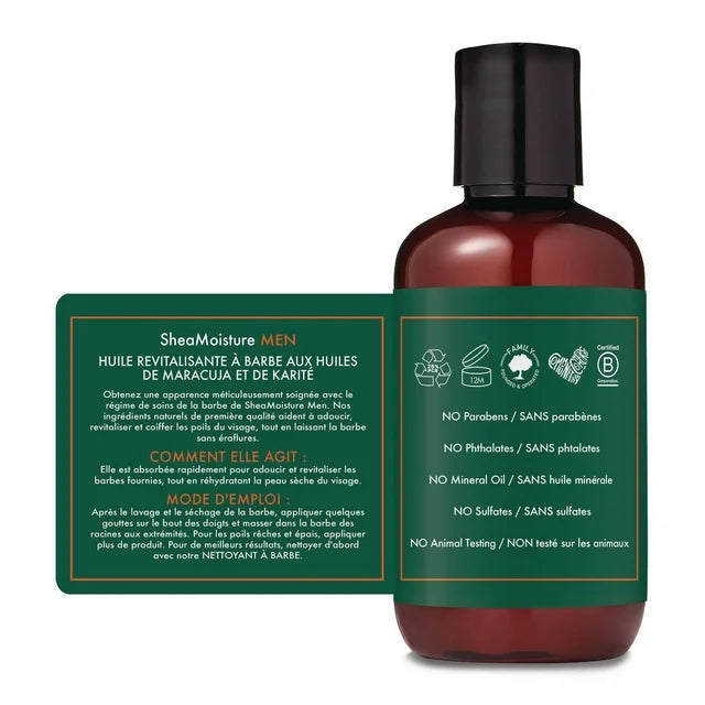 SheaMoisture Maracuja and Shea Butter Beard Conditioning Oil