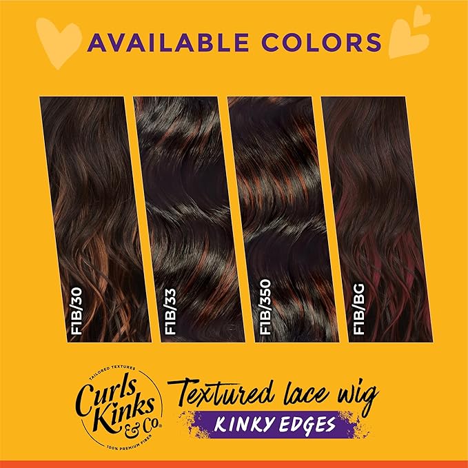 Sensationnel Curls Kinksandco Kinkyedges Wig - Kinky Barrel Curl Y Part 20”