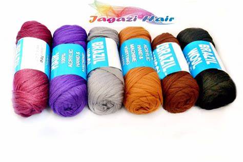 Brazilian/ Brazil wool Assorted Colors