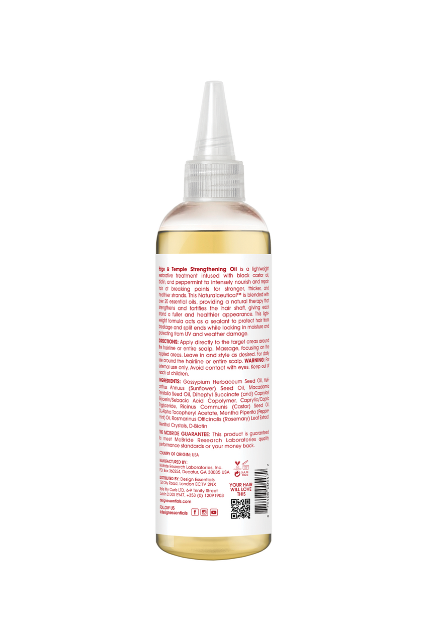 DESIGN ESSENTIALS Scalp Care Edge & Temple Strengthening Oil (4oz)