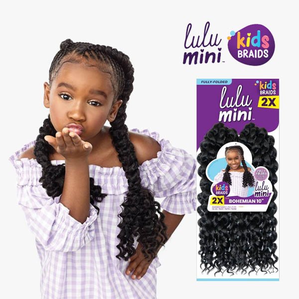 Sensationnel Crochet Braids Lulu Mini Fully Folded 2X Bohemian 10"