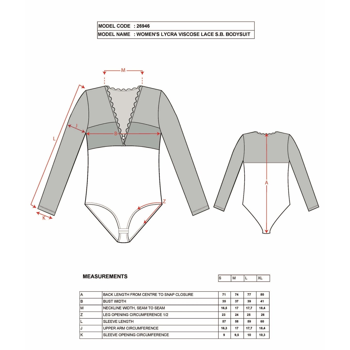 Women's Black Long Sleeve Lace Bodysuit – Elegant Viscose Blend with Floral Mesh Details