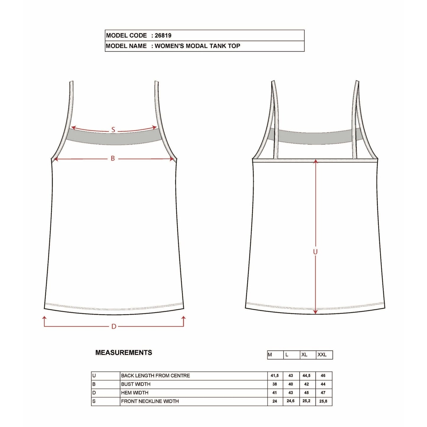 Women’s Cotton Modal Camisole with Mesh Detail – Soft Stretch Tank Top with Thin Straps