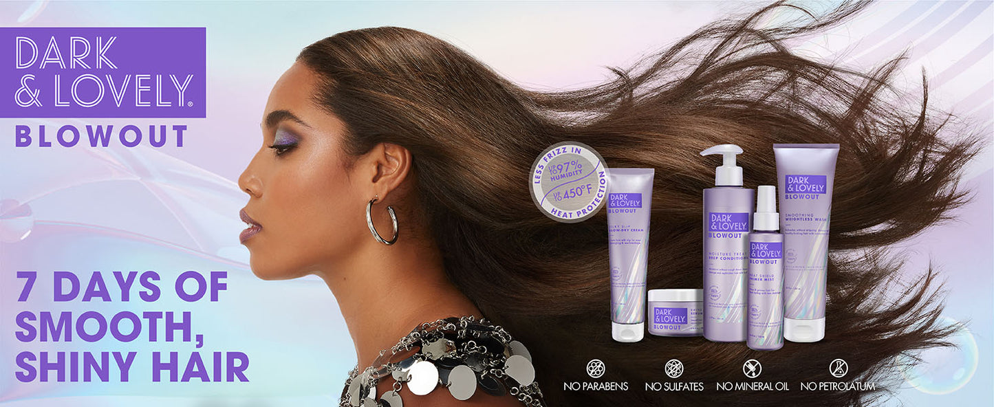 DARK & LOVELY Silky Slip Blow-Dry cream 5.1oz