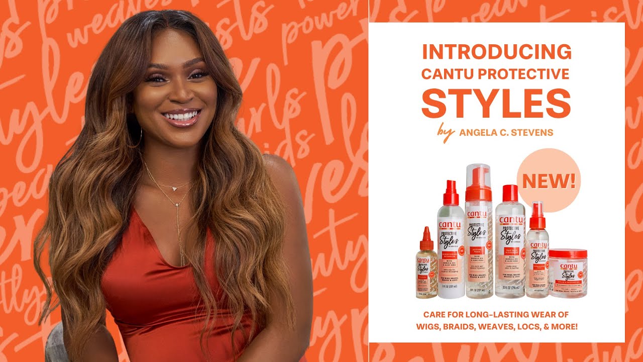 Cantu Protective Styles Set & Refresh Foam 8 Oz 273 mL