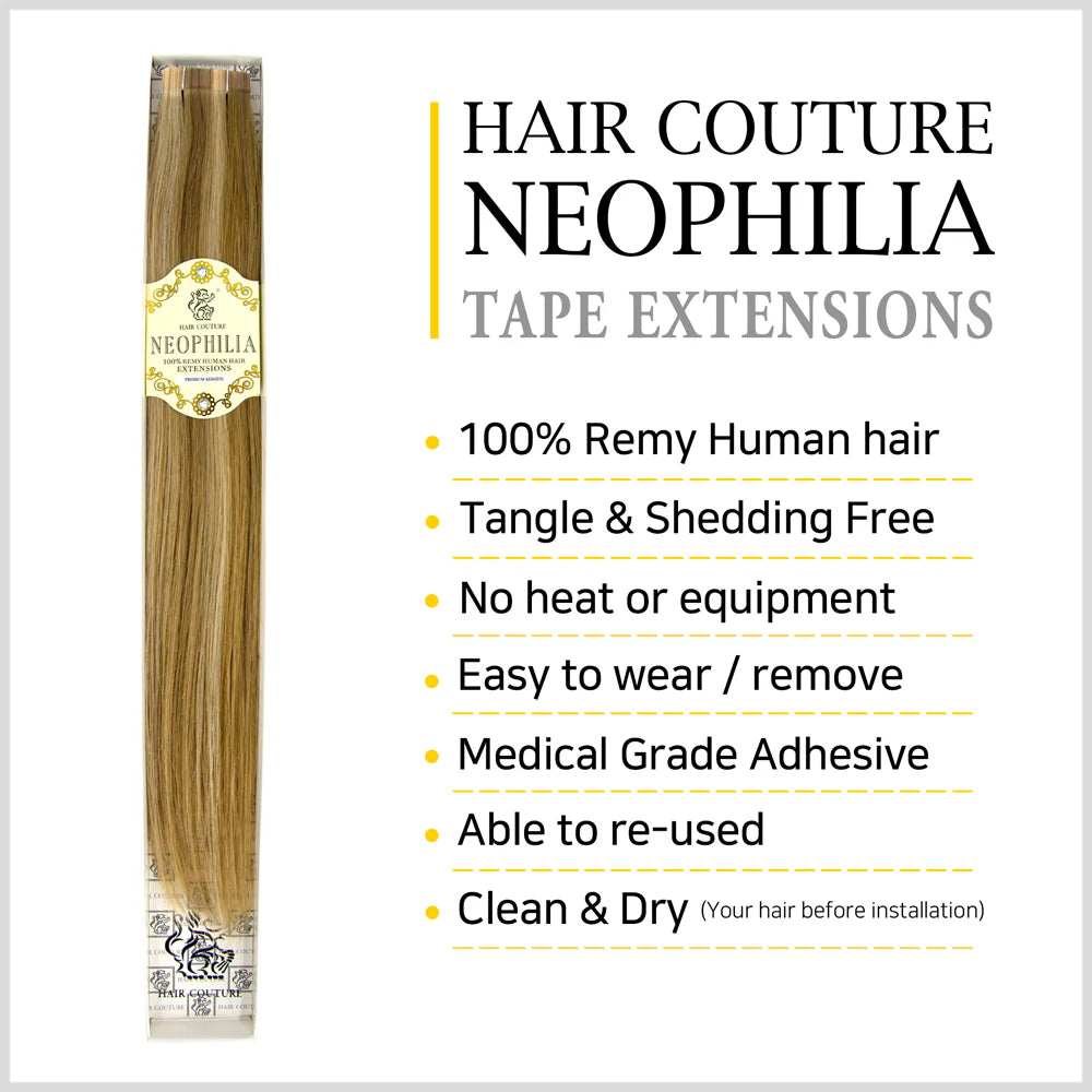 Hair Couture Neophilia Yaki Textured Tape Hair Extension 22" Jerry